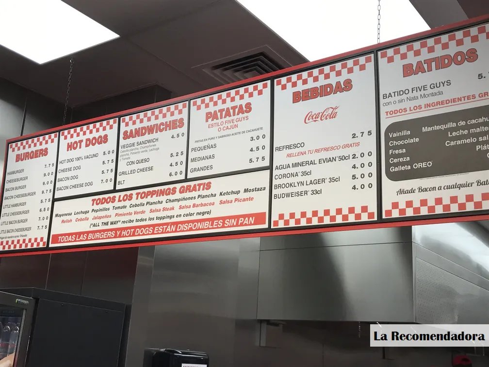 ¿Cómo son las HAMBURGUESAS de FIVE GUYS? - FiveGuys07