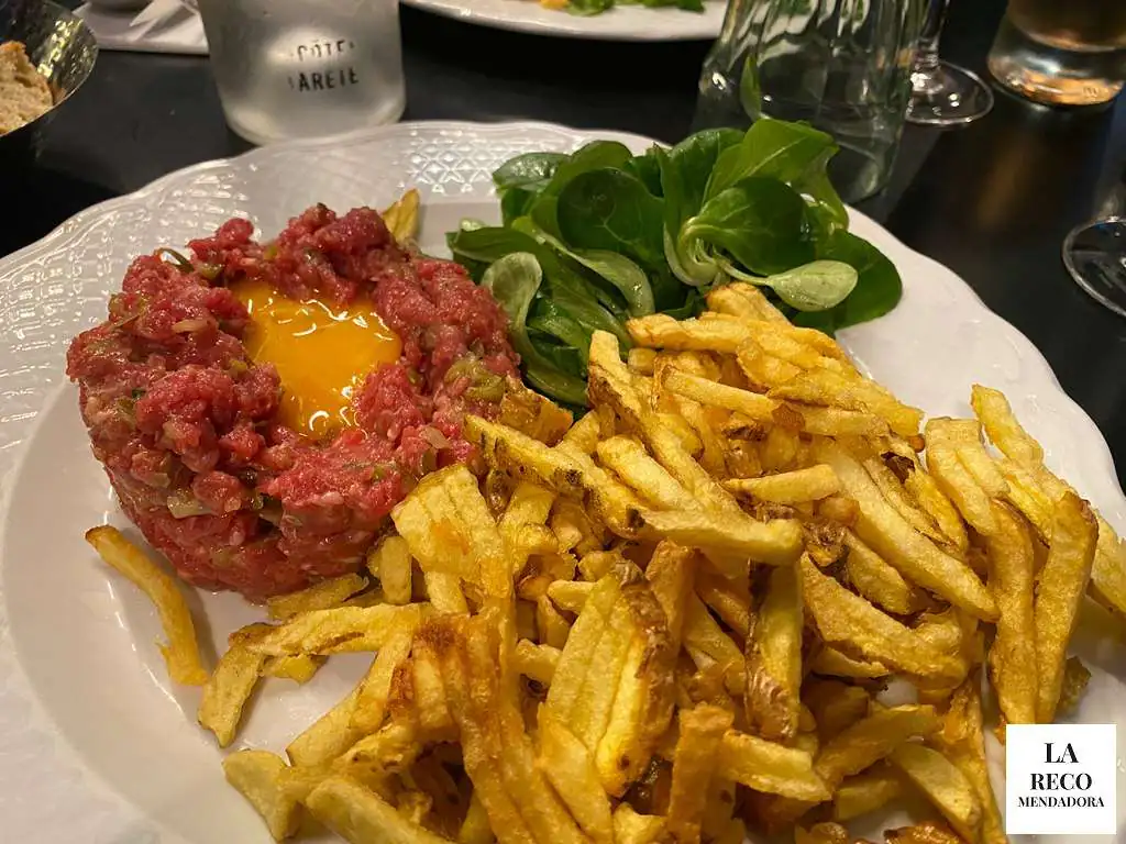 Steak tartar de La côte e l'arête (Toulouse)