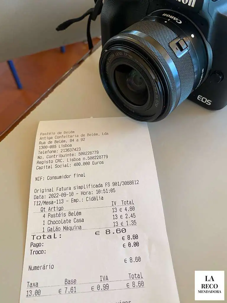 Que comer en Lisboa 50 - precios
